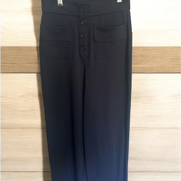 Halara high waisted button multiple pockets straight leg casual pants SIZE XS - Picture 8 of 13
